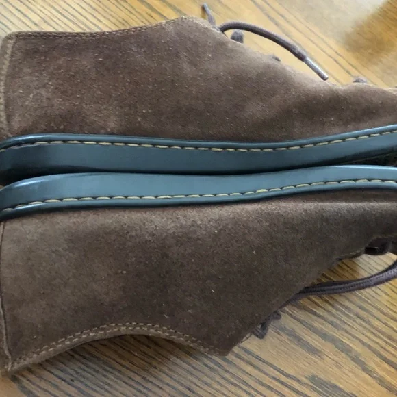 BORN Brown Suede Casual Lace Up Shoes  Size 8 - Picture 3 of 3